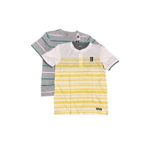 (2) GAP Kids Boys Stripe Cotton T Shirt Lot Sz M (8-9 Y)